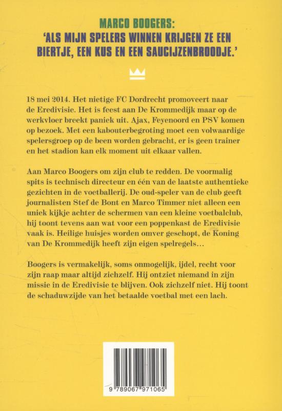 Achterkant van Koning van de Krommedijk