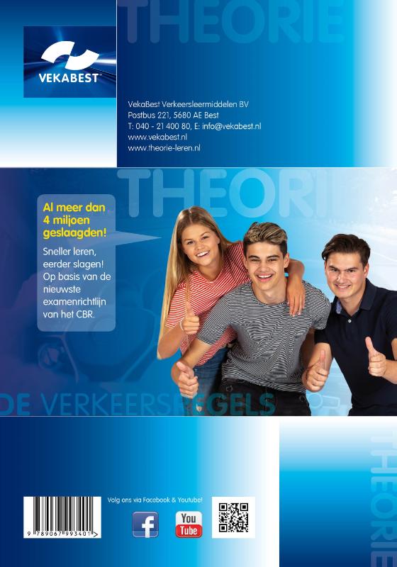 Achterkant van theorieboek