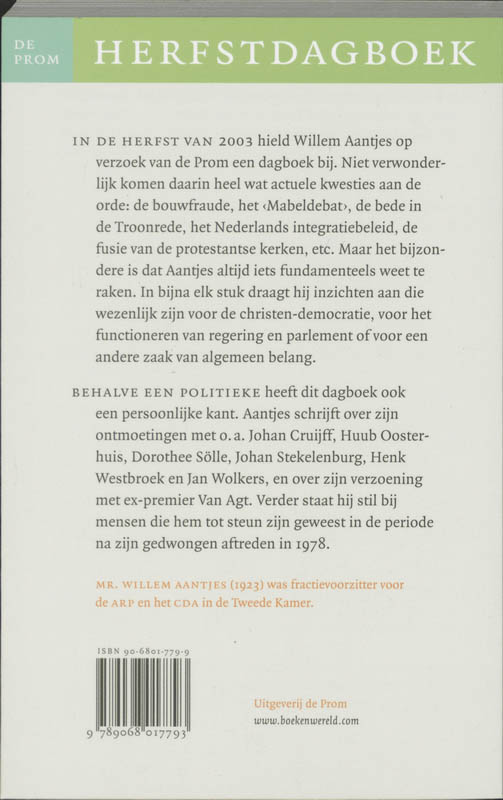Achterkant van Maar de meeste van deze is de A
