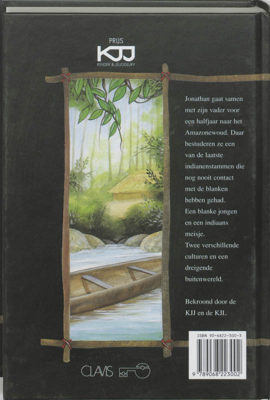 Achterkant van Het meisje uit de jungle