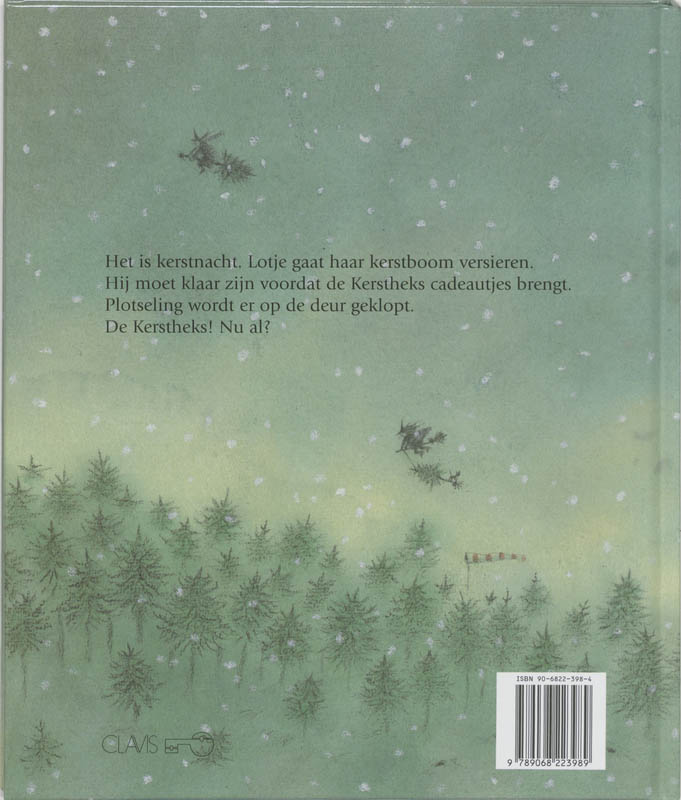 Achterkant van De kerstboom van Lotje