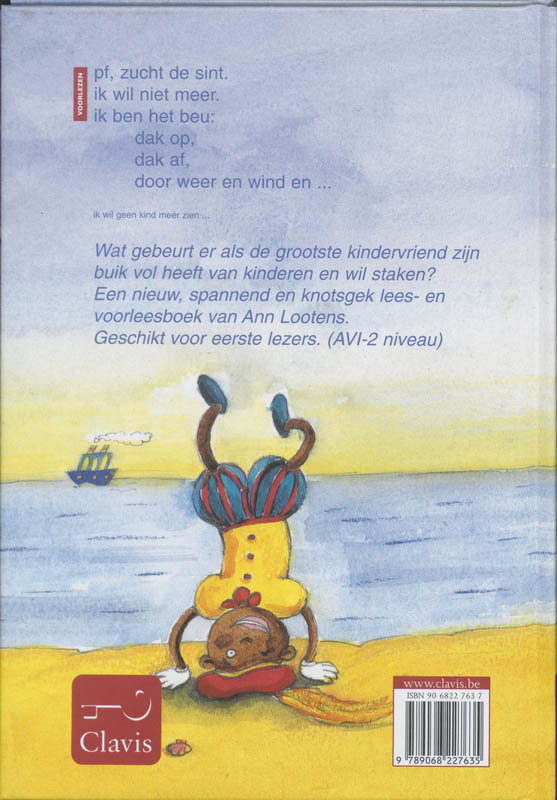Achterkant van Waar is Sinterklaas?