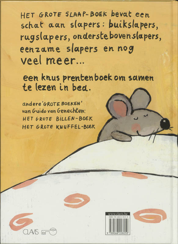 Achterkant van Het grote slaap-boek