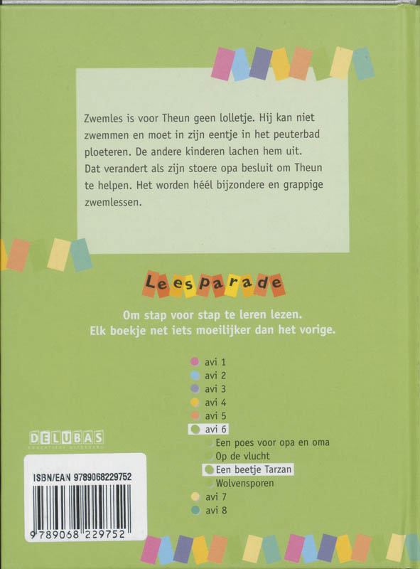 Achterkant van Een beetje Tarzan