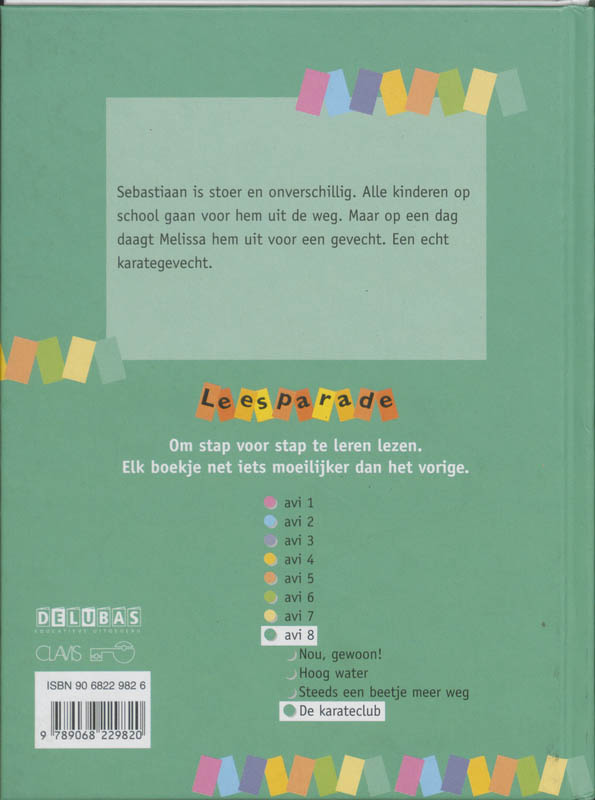 Achterkant van De karateclub