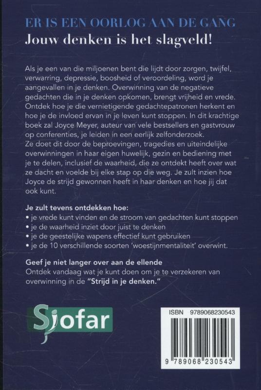 Achterkant van Strijd in je denken