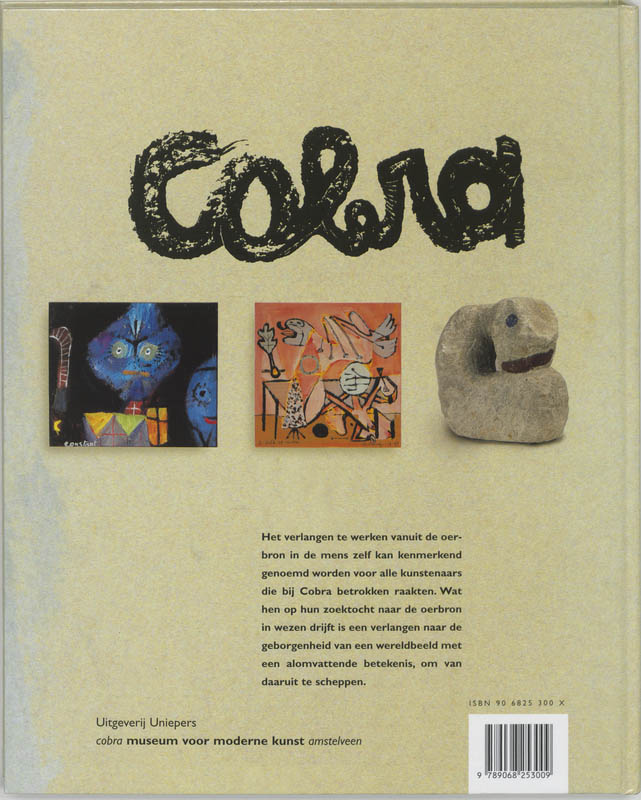 Achterkant van De taal van Cobra