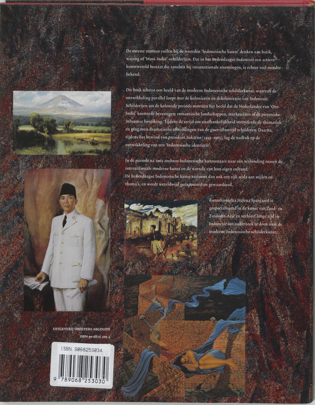 Achterkant van Moderne Indonesische schilderkunst