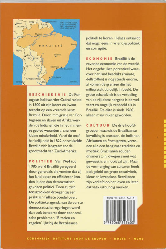 Achterkant van Brazilie