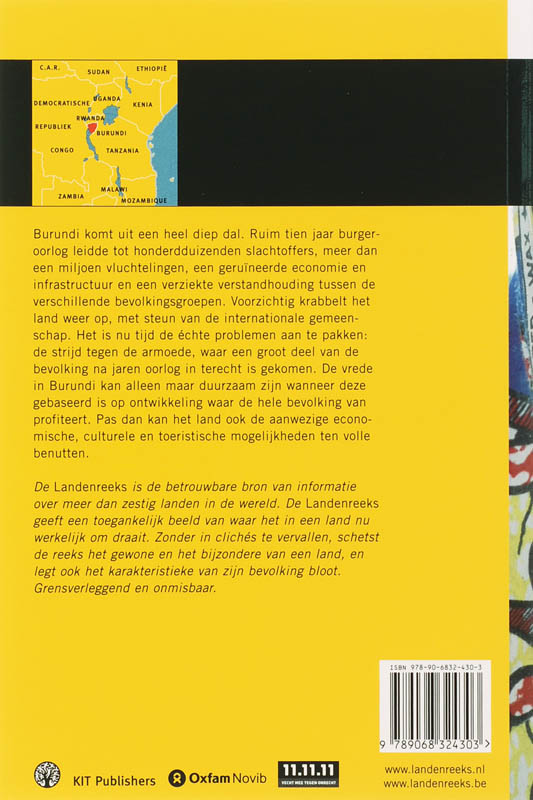 Achterkant van Burundi