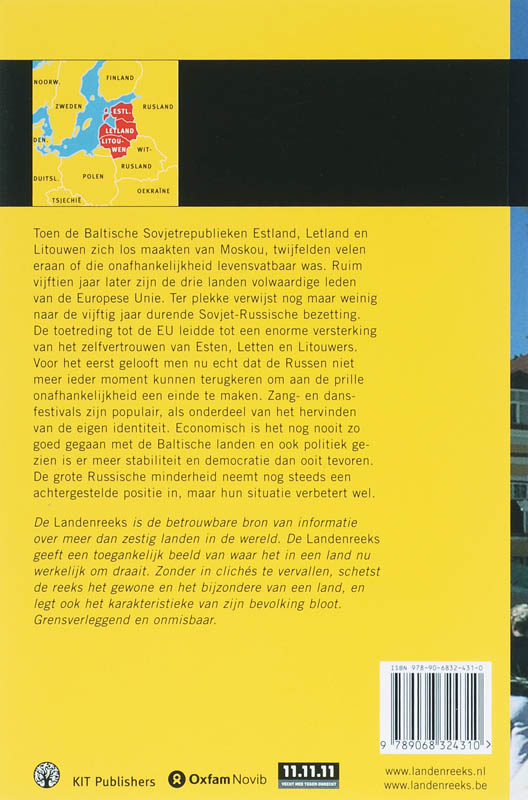 Achterkant van Baltische landen
