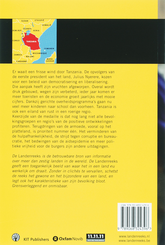 Achterkant van Tanzania