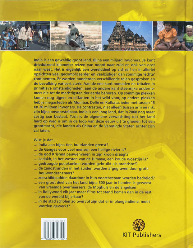Achterkant van India