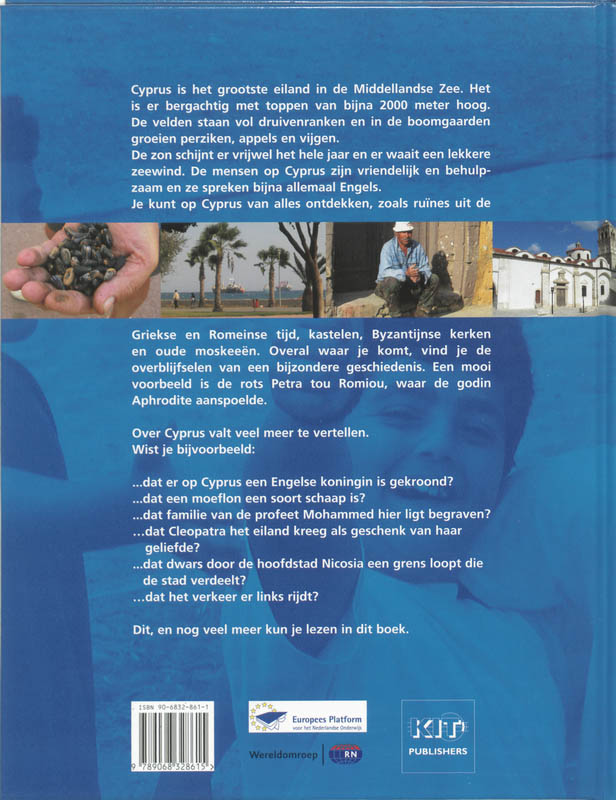 Achterkant van Op bezoek in ... Cyprus