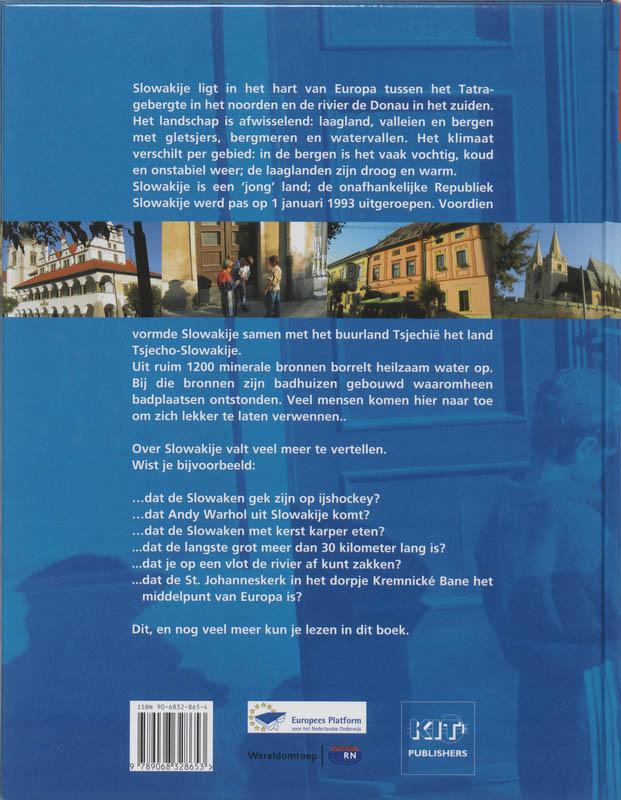 Achterkant van Op bezoek in ... Slowakije
