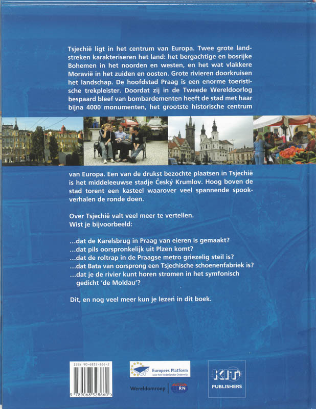 Achterkant van Op bezoek in ... Tsjechie