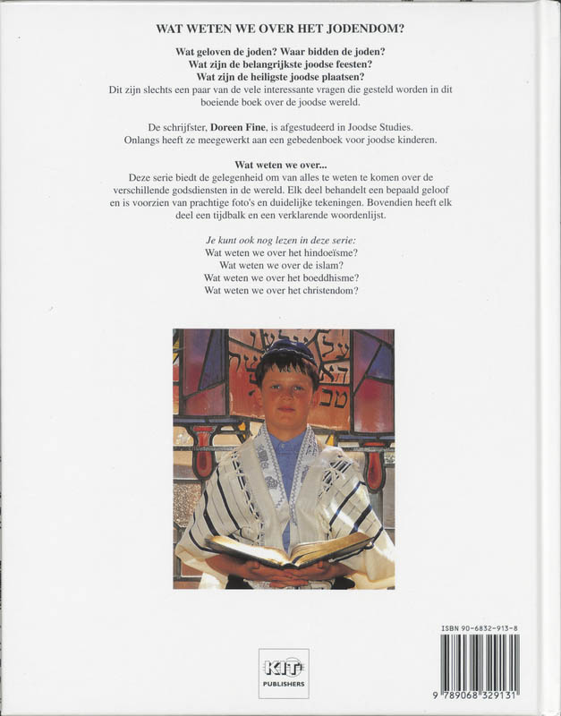 Achterkant van Wat weten we over het jodendom?