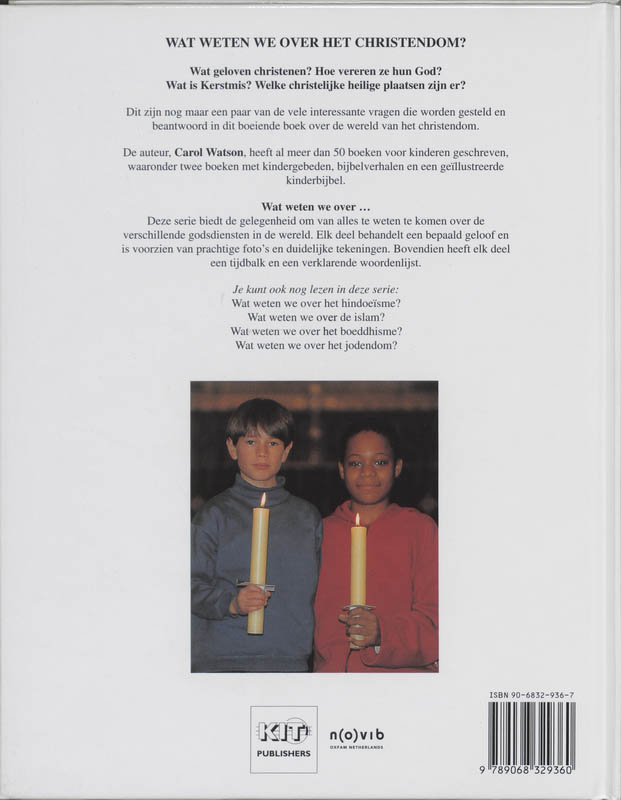 Achterkant van Wat weten we over het christendom?