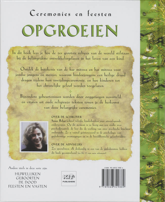 Achterkant van Opgroeien