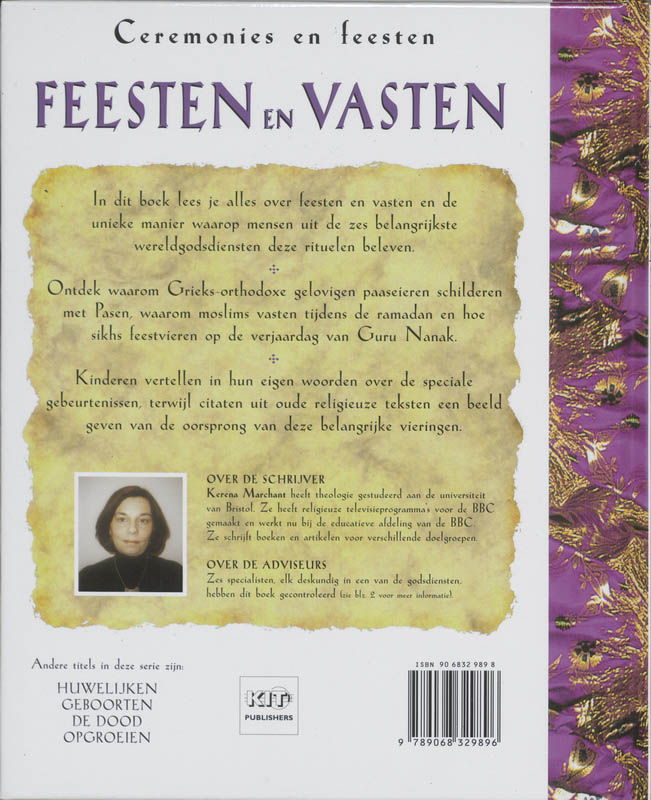 Achterkant van Feesten en vasten