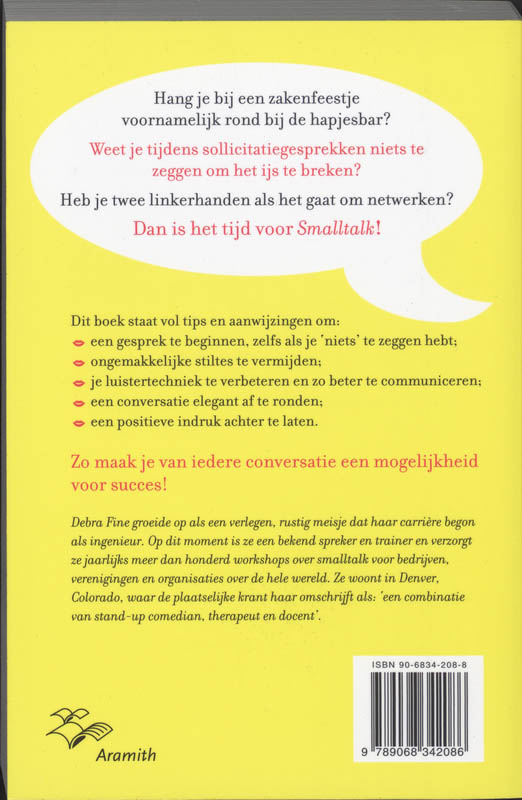 Achterkant van Small talk