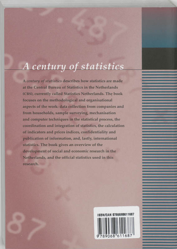 Achterkant van A century of statistics