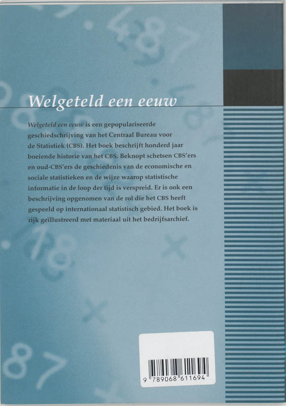 Achterkant van Welgeteld een eeuw