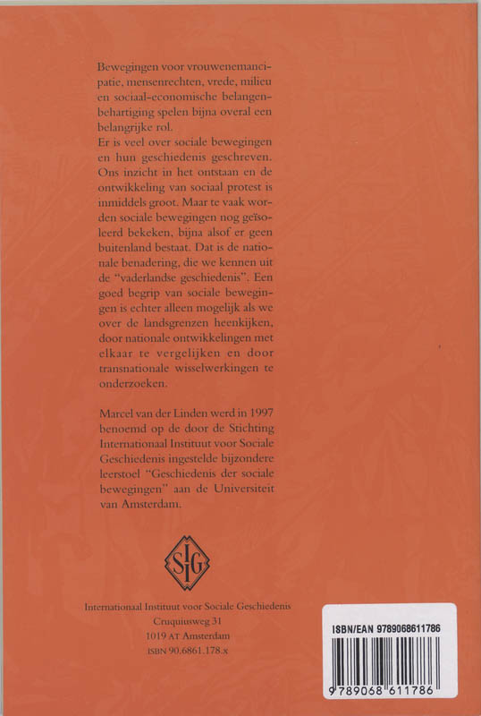 Achterkant van Het naderende einde van de vaderlandse geschiedenis en de toekomstige studie der sociale bewegingen