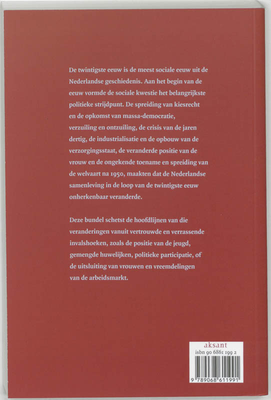 Achterkant van Sociaal Nederland