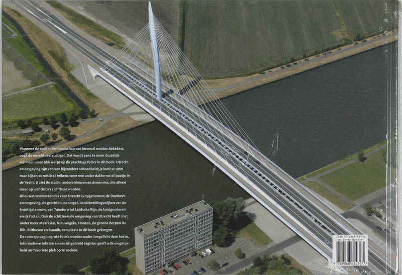 Achterkant van Utrecht vanuit de lucht