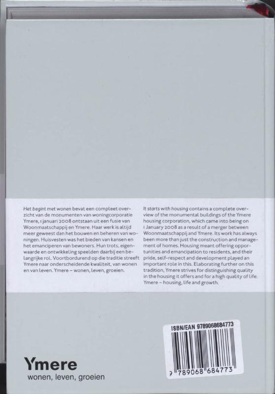 Achterkant van Het begint met wonen = It starts with housing