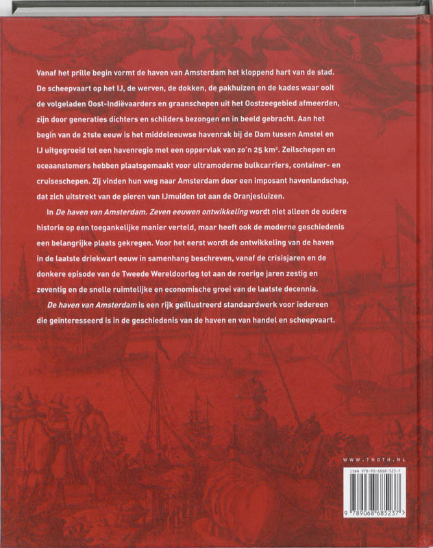 Achterkant van De haven van Amsterdam