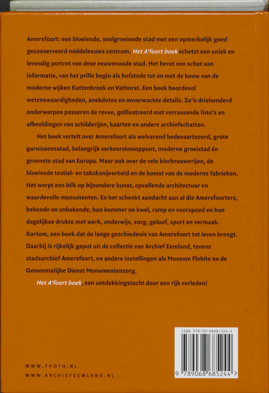 Achterkant van Het Amersfoort-boek 1259-2009