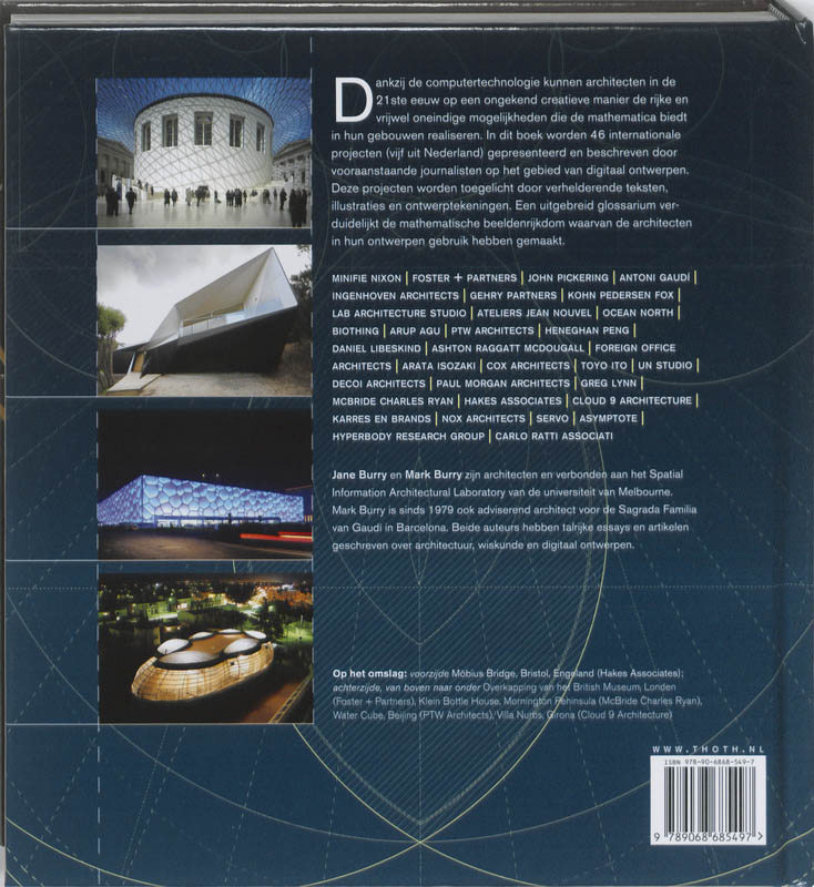 Achterkant van De nieuwe mathematica van de hedendaagse architectuur