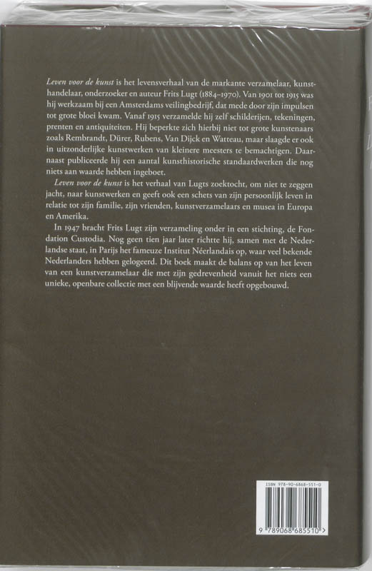 Achterkant van Frits Lugt 1884-1970
