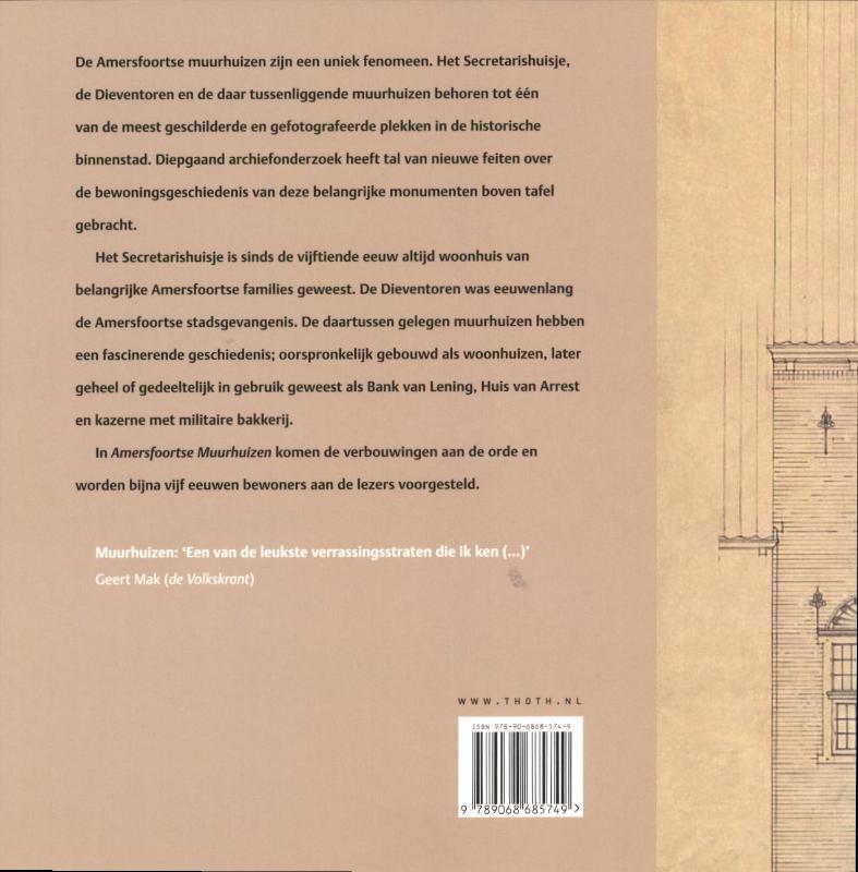 Achterkant van Amersfoortse Muurhuizen