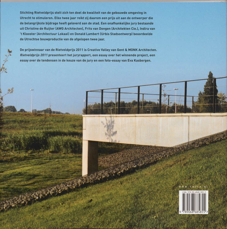 Achterkant van Rietveld prijs 2011