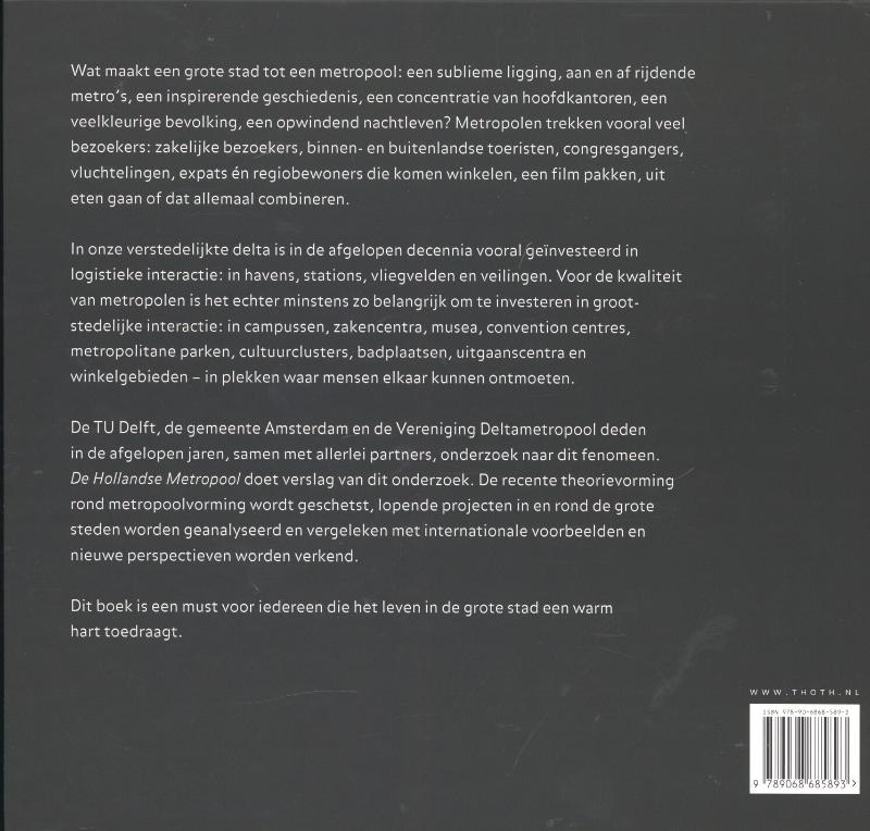Achterkant van De Hollandse metropool