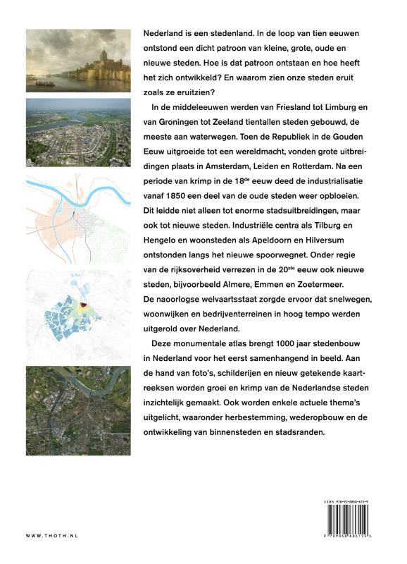 Achterkant van Atlas van de verstedelijking in Nederland