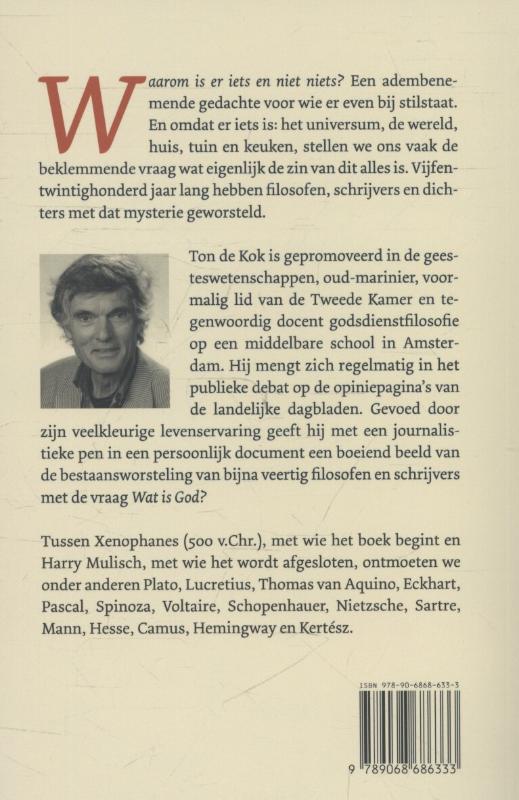 Achterkant van Wat is God