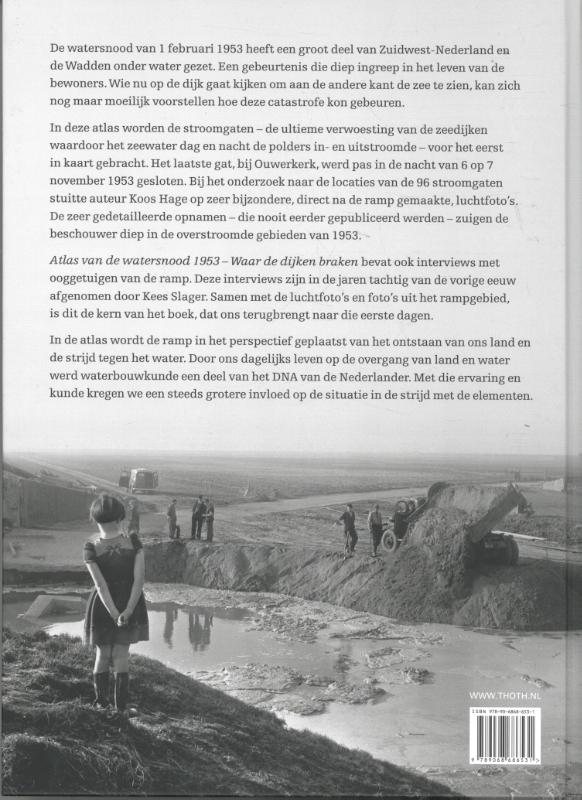 Achterkant van Atlas van de watersnood 1953