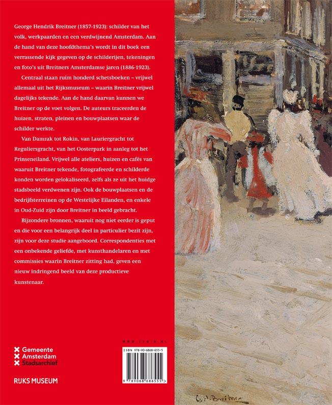 Achterkant van George Hendrik Breitner in Amsterdam