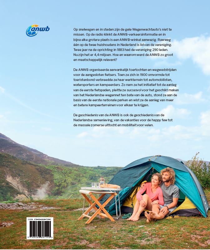 Achterkant van Het avontuur van de ANWB
