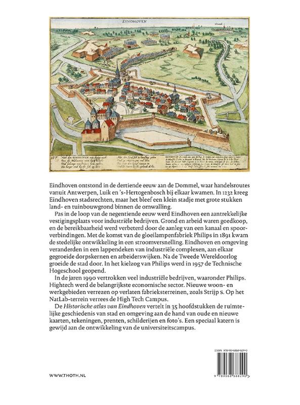Achterkant van Historische Atlas van Eindhoven