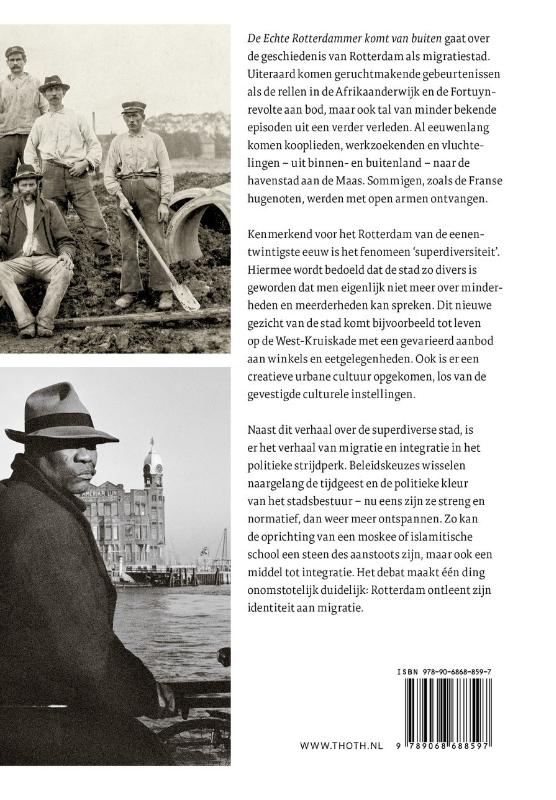 Achterkant van De Echte Rotterdammer komt van buiten