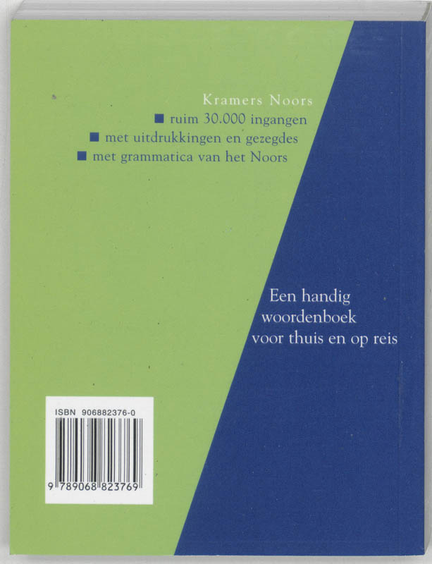 Achterkant van Noors
