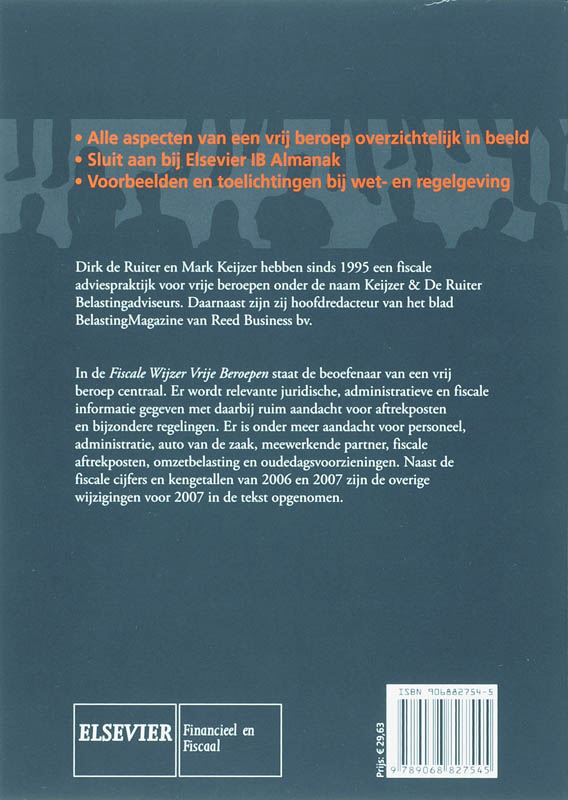 Achterkant van 2007