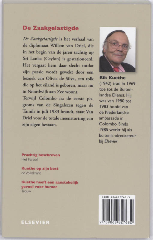 Achterkant van De zaakgelastigde