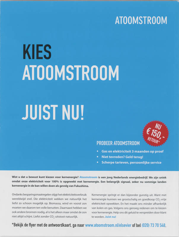 Achterkant van Kernenergie speciale editie