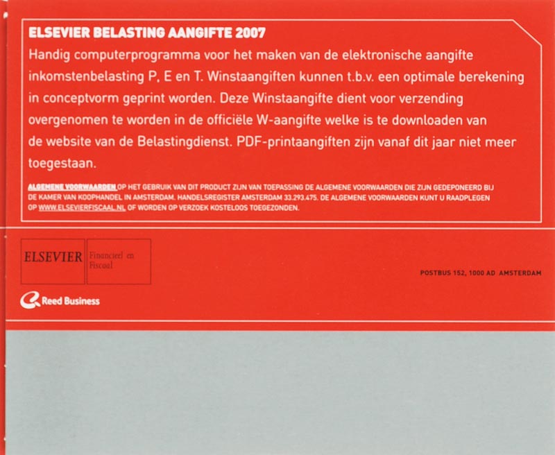 Achterkant van 2007 Windows